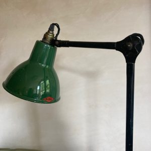 French industrial clamp desk lamp