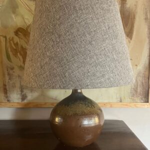 French 1950’s glazed ceramic lamp