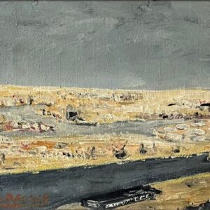 Small Oil on canvas painting of an estuary c.1960’s