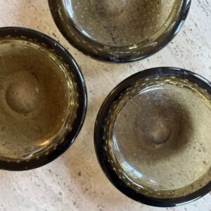 A set of three large bubble bowls c.1960’s