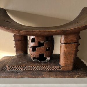 Two legged African tribal stool