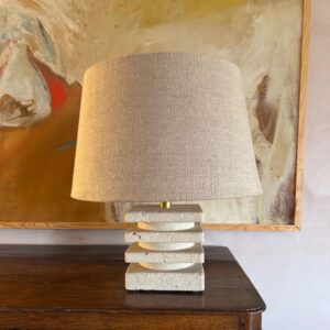 A heavy 4 tiered stone lamp. French c.1960’s